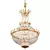 Gold Empire Palace Chandelier 3D model small image 1