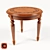 Elegant Tea Table with Chic Design 3D model small image 1