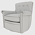 Luxury Swivel Club Chair: Hooker Jacob 3D model small image 3