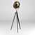 Elegant River Thames Floor Lamp 3D model small image 1