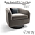 Cozy Comfort: Roxy Armchair with Pillow 3D model small image 1