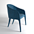 Elegant Miura Armchair: Italian Design 3D model small image 1