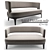 Astrid Flexform Modern Sofa 3D model small image 1