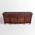 Elegant Annibale Colombo Console 3D model small image 2