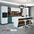 Modern Club Style Kitchen: ICON Ikon fk AtlasLyuks 3D model small image 1