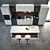 Modern Club Style Kitchen: ICON Ikon fk AtlasLyuks 3D model small image 2