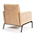 Colombini Casa ASSOLO Armchair: Elegant and Comfortable 3D model small image 2