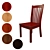 Timeless Charm Chair 3D model small image 1