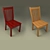 Timeless Charm Chair 3D model small image 3