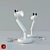 Modern Kids Desk Lamp: IKEA Krux 3D model small image 1