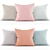 Stylish Accent Pillows 3D model small image 1