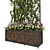 Classic Flowered Pergola (1500mm x 500mm x 4000mm) 3D model small image 2