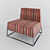 Elegant Baltus Roma Armchair 3D model small image 1