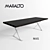 Modern Maxalta MAX Dining Table 3D model small image 1