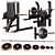 Kettler Herk: Versatile Folding Training Station 3D model small image 3