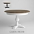 Garda Decor Dining Table 3D model small image 1