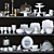 Versatile Kitchen Essentials Set: Dishes, Utensils & More 3D model small image 1