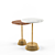 Elegant Marble Wood Gold Table 3D model small image 1