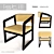 Contemporary TC5121 Chair 3D model small image 1