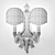 Luxury Brass Spotlight Sconce 3D model small image 3