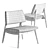 Colombini Casa SAMURAI Armchair: Sleek and Compact Seating 3D model small image 3