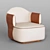 Elegant Comfort: Luxury Chair 3D model small image 1