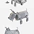 Upcycled Robot-Dog: DIY Tin Can Pet 3D model small image 3