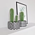 Scandi-inspired Cactus & Poster Set 3D model small image 3