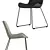 Mitos Table and Cleo Dining Chair Set 3D model small image 2