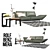 RolfBenz Mera: Stylish Modular Sofa Set 3D model small image 1
