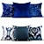 Elegant Throw Cushions 3D model small image 1