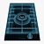 Sleek Miele Hobs: CS 1011 G ProLine 3D model small image 2