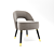 Modern Colline Chair Set 3D model small image 2