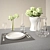 Elegant Tableware Set 01 3D model small image 1