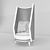 Elegant Oriental Chair 3D model small image 3
