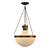 Modern Schoolhouse Pendant Fixture 3D model small image 1