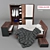 V-Linea Bedroom Set: Voglauer Quality and Tommy Hilfiger Style 3D model small image 1