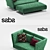 SABA italia Quilt: Stylish Sofa Set 3D model small image 2