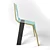 PlySteel Chair: Modern Plywood & Steel Design 3D model small image 1