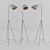 Elegant Sommerard Floor Lamp 3D model small image 2