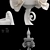 AVONNI White Crystal Metal Wall Sconce 3D model small image 2