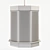 Sleek Boxbridge Single Pendant 3D model small image 3