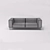 Modern Gray Sofa - Sleek and Stylish 3D model small image 2