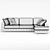 Elegant Timeless Sofa 3D model small image 2