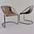 Minotti Cortina Modern Chair: Sleek Design & Superior Comfort 3D model small image 2