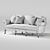 Gianfranco Ferre Benny 3-Seater 3D model small image 3