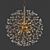 Dunkirk 8-Light Chandelier: Elegant Illumination with Timeless Charm 3D model small image 1