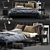 Sleek and Modern: IKEA KOPARDAL Bed 3D model small image 1