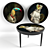 DIXIT Transformable Coffee Table: Versatile & Artistic 3D model small image 1