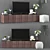 Modern TV Stand with 8 Shelves 3D model small image 1